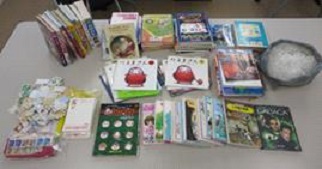 picture books and stamps